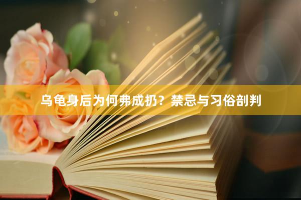 乌龟身后为何弗成扔？禁忌与习俗剖判
